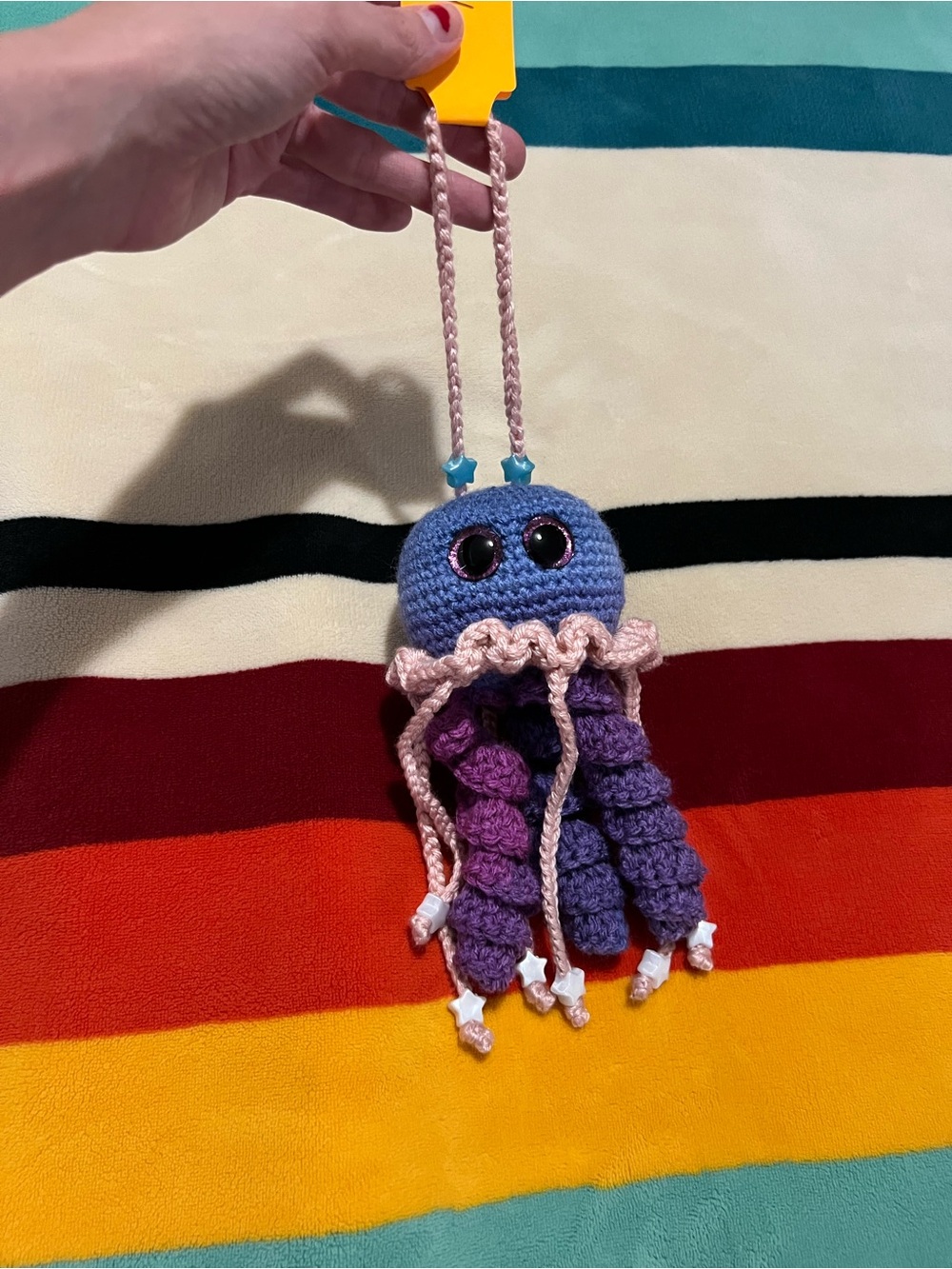Ombré hanging Crocheted Jellyfish 🪼